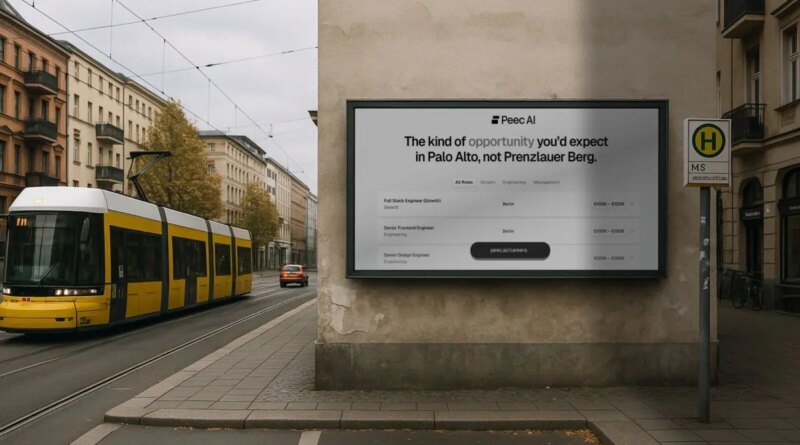 Peec AI billboard
