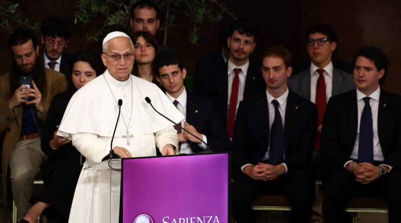 Pope Leo decries European military spending as 'betrayal' of diplomacy
