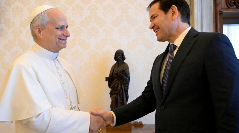 Rubio to meet Pope Leo as Trump keeps up attacks on pontiff