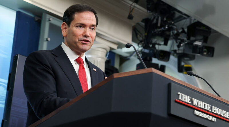 Rubio warns Iran of 'total defeat' if it refuses deal