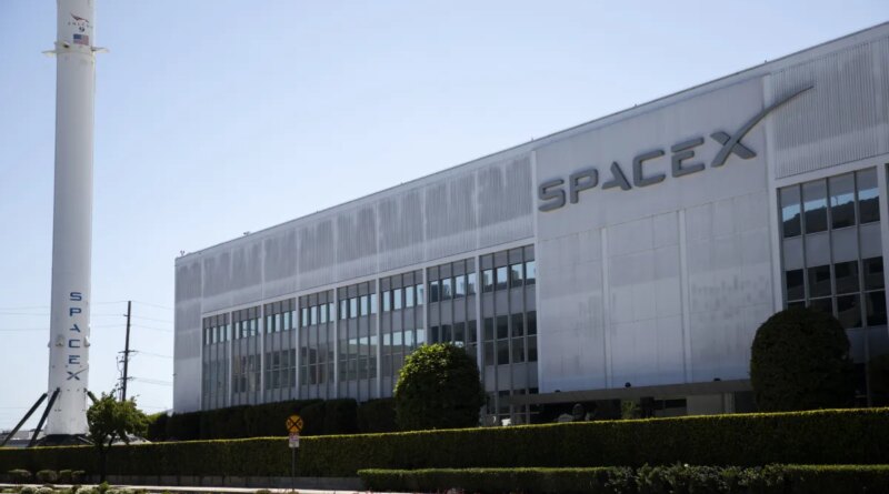 SpaceX headquarters in Hawthorne, California