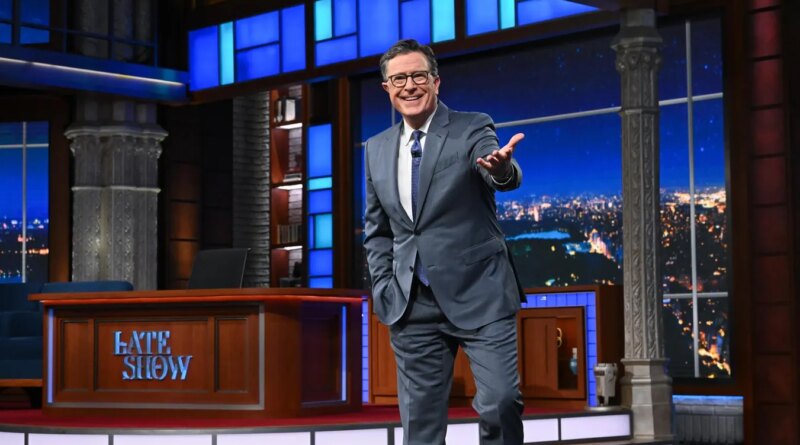 Stars Commemorate Stephen Colbert’s Last Show With First Amendment Video