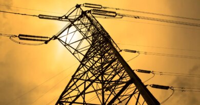 High Voltage Power Transmission Line Tower