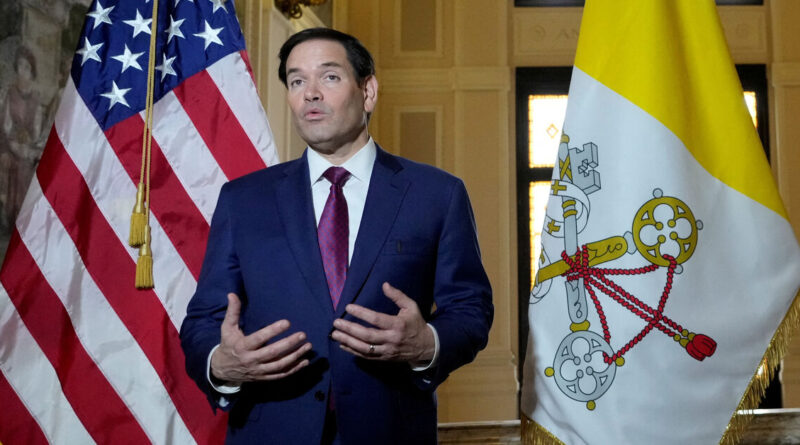 Top US diplomat Rubio to meet with Pope Leo on Thursday, source says
