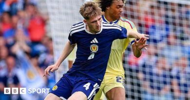 Tyler Fletcher made his Scotland debut in Saturday's friendly win over Curacao