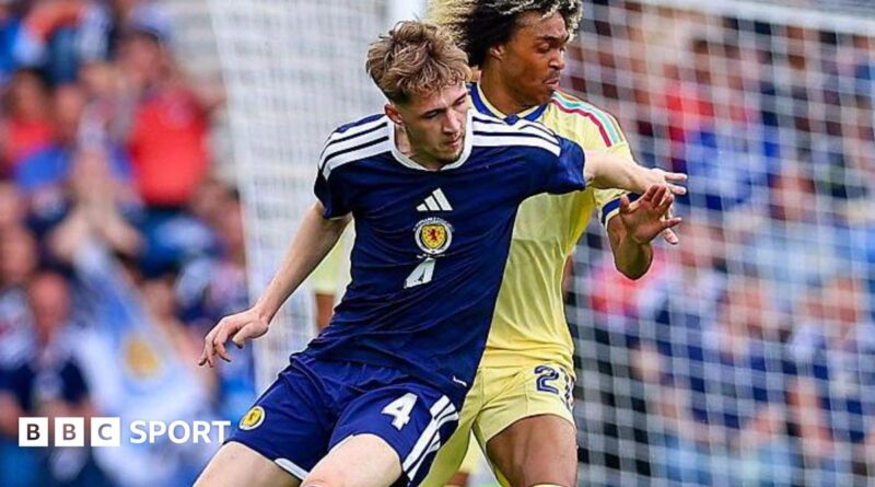 Tyler Fletcher made his Scotland debut in Saturday's friendly win over Curacao
