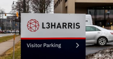 The L3Harris office building in Rochester, New York, USA.