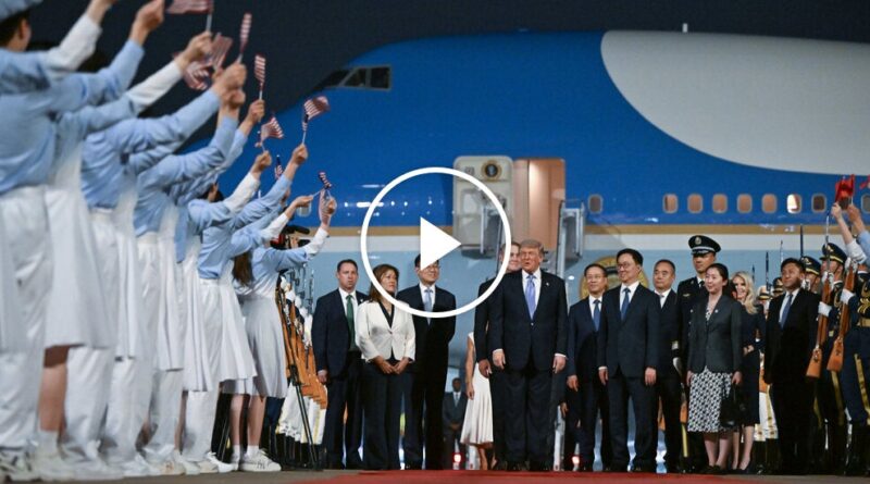 Video: President Trump Arrives in China for Summit with Xi Jinping