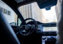 The interior of a Waymo robotaxi
