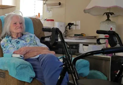 We couldn't afford to pay for my mom's dementia assisted living anymore. She moved into a tiny house next door to me.