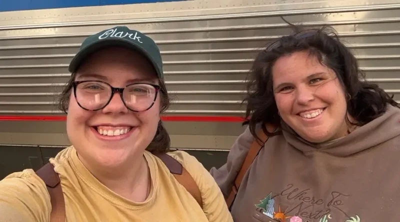 We took a 53-hour Amtrak train from Chicago to California. It was a great way to see the country, but I'd never do it again.
