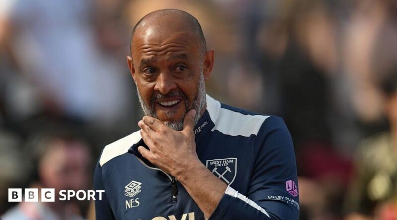 West Ham manager Nuno Espirito Santo