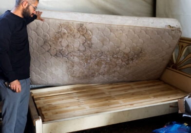 With wood scarce, Gaza carpenters make simple beds from pallets