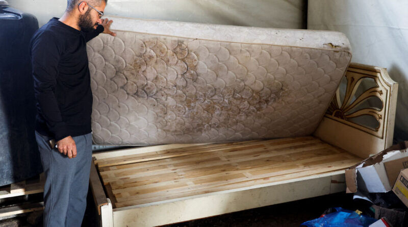 With wood scarce, Gaza carpenters make simple beds from pallets