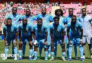 The DR Congo team pose for a photo before a game
