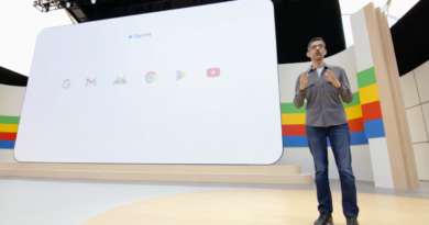 Google CEO Sundar Pichai at Google I/O