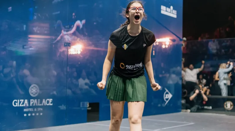 ‘Speechless’: Egyptian teen Orfi is squash’s youngest female world champion