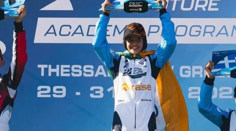 11-Year-Old Atiqa Mir Wins Every Race at Karting Champions in Greece