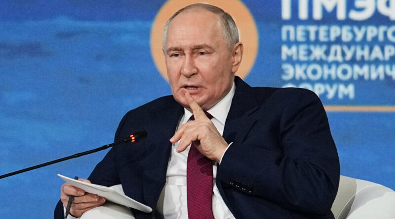 A Question Swirling Around Putin’s Big Conference: Could the War End?