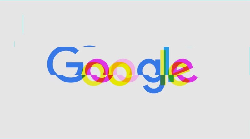 distorted google logo
