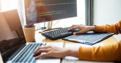 Software engineers programmer development coding a solution data.