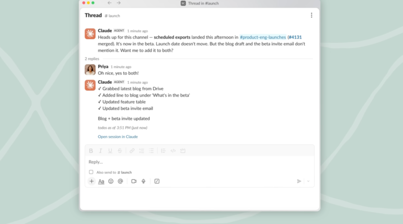 Anthropic’s Claude Tag is learning your company, one Slack message at a time | TechCrunch