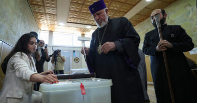 Armenia's ruling party leads parliamentary vote with 57% in early results