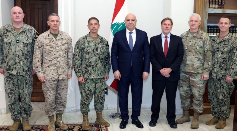 CENTCOM chief in Lebanon as Israel prepares partial withdrawal steps