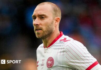 Christian Eriksen looks on during Denmark's friendly with DR Congo in June 2026