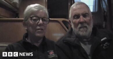 Couple on board yacht describe encounter with Russian warship