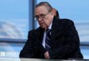 West Ham's joint-chair David Sullivan looks on from the stands prior to the team's game against Everton at London Stadium in April 2026