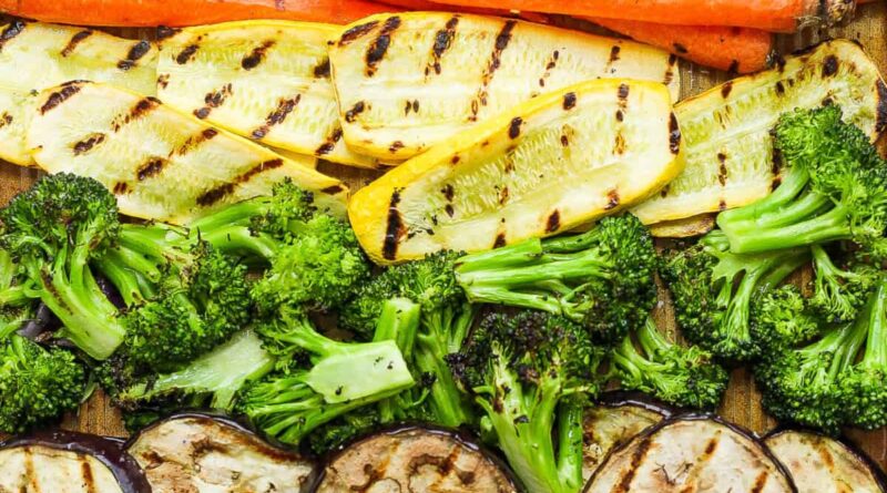 Easy Rainbow Grilled Vegetables