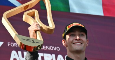 F1: Russell holds off Verstappen to win Austrian Grand Prix