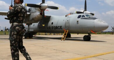 Five Indian air force staff killed as transport plane crashes in Assam