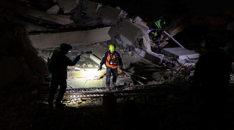 Foreign rescuers in Venezuela battle debris, scarcity of supplies and time.