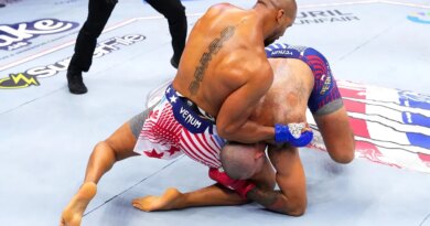 Gane's Big Win Over Pereira Stained By Video Proof Of Illegal Strikes