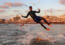 Gaza's surfers seek solace in the sea