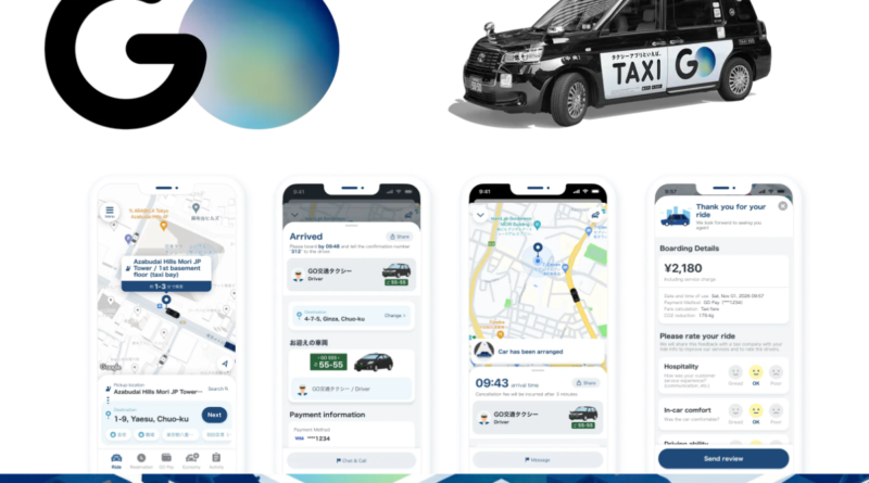Japan's taxi hailing app