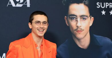 Timothée Chalamet attends A24's "Marty Supreme" New York premiere on December 16, 2025 in New York City.