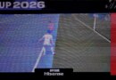 SEATTLE, WASHINGTON - JUNE 26: The video replay in the stadium shows Shoja Khalilzadeh #4 of IR Iran as offside when he scored the second goal which was then dissalowed during the FIFA World Cup 2026 Group G match between Egypt and IR Iran at Seattle Stadium on June 26, 2026 in Seattle, Washington. Richard Heathcote/Getty Images/AFP (Photo by Richard HEATHCOTE / GETTY IMAGES NORTH AMERICA / Getty Images via AFP)
