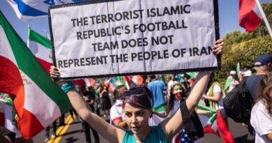 Hundreds protest Iran's 'regime team' ahead of World Cup opener