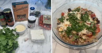 I made Ina Garten's easy pasta salad. It's so good that I'll be bringing it to every cookout this summer.