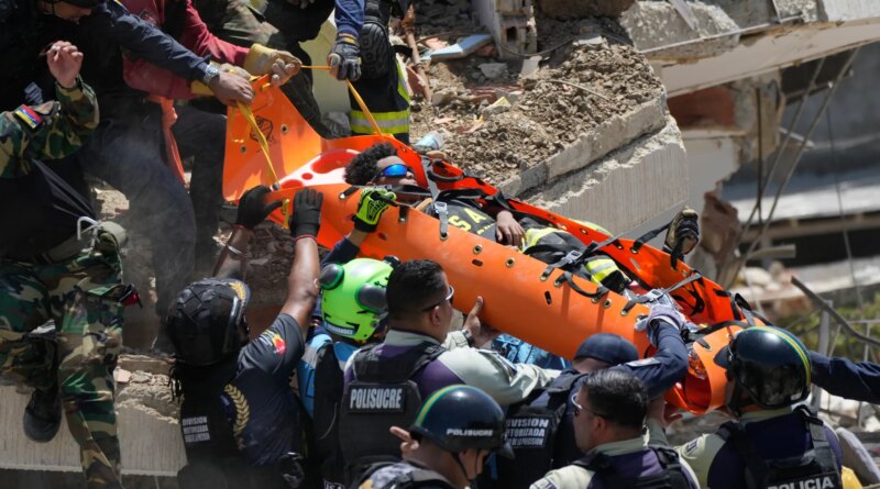 In pictures: Race against time to rescue Venezuela earthquake survivors