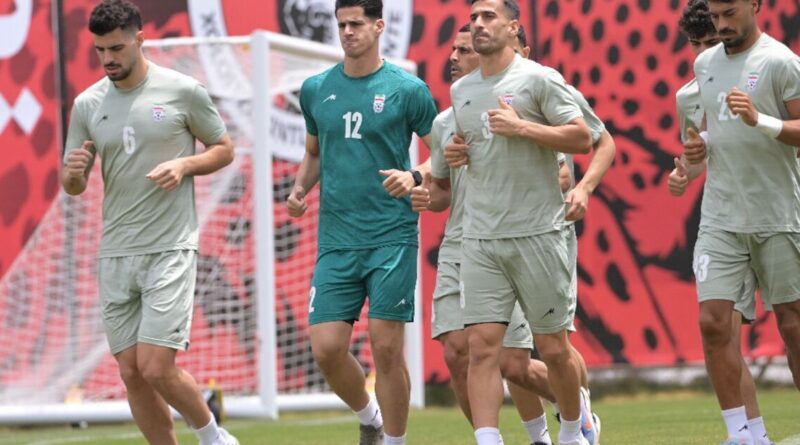 Iran's World Cup players take to the training pitch