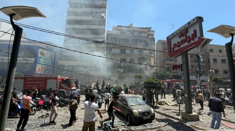 Israel says strikes Hezbollah targets in Beirut's southern suburbs
