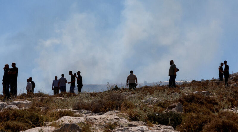 Israeli settlers impeded firefighting near Christian West Bank village, Palestinians say