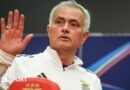 Jose Mourinho waves