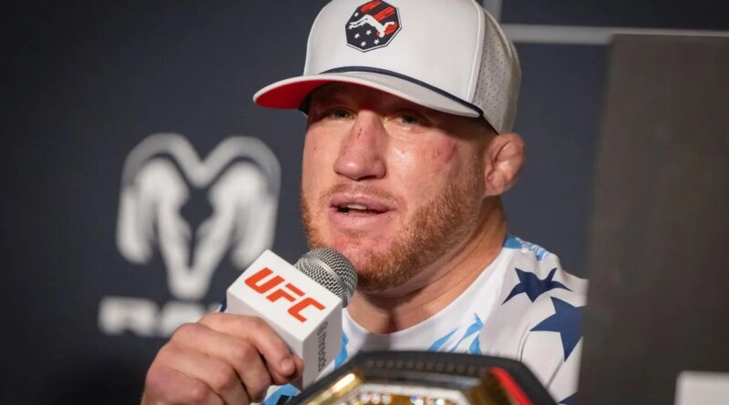 Justin Gaethje Makes Retirement Announcement After UFC Freedom 250 Win