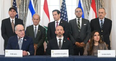 Lebanon, Israel, US sign trilateral framework agreement in Washington