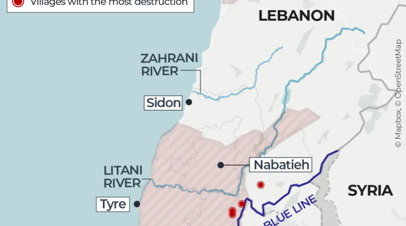INTERACTIVE - Israel south lebanon bint jbeil map-1777363494